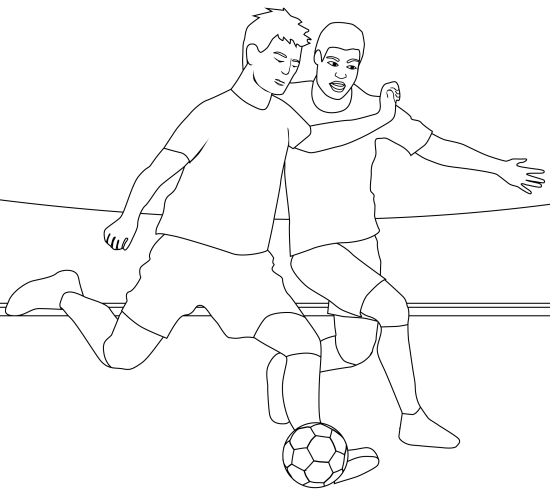 Calcio · 83, disegno da colorare