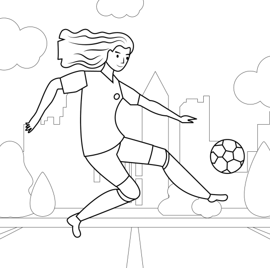 Calcio · 65, disegno da colorare