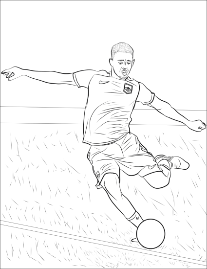 Calcio · 69, disegno da colorare