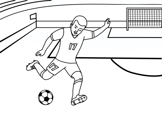 Calcio · 72, disegno da colorare