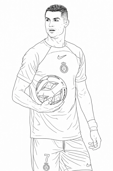 Calcio · 75, disegno da colorare