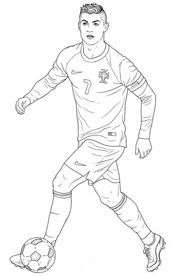 Calcio · 60, disegno da colorare