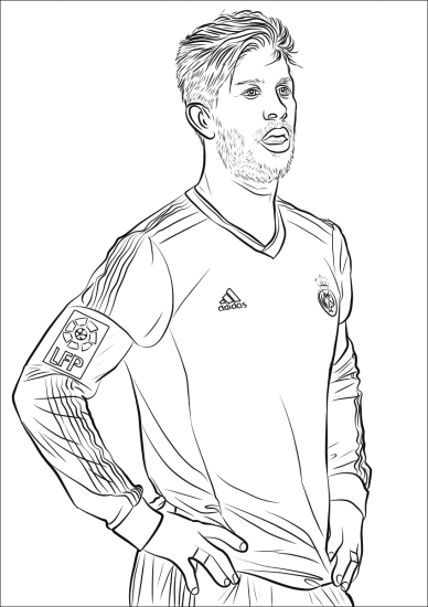 Calcio · 40, disegno da colorare