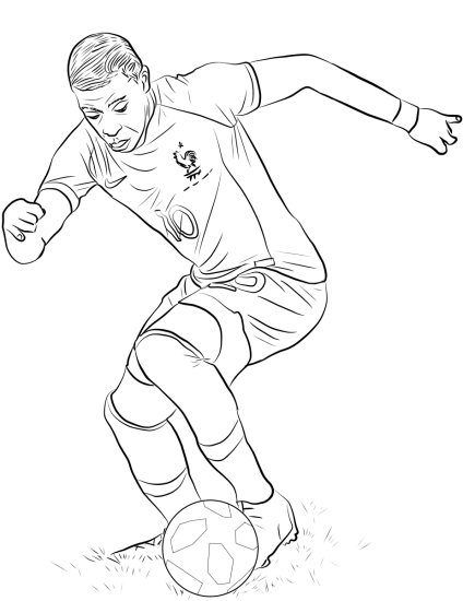 Calcio · 29, disegno da colorare