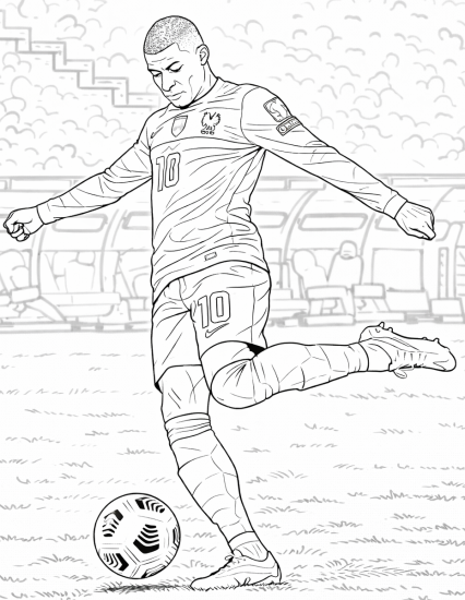 Calcio · 33, disegno da colorare