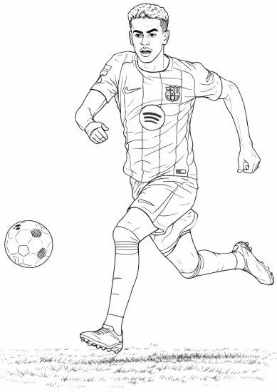 Calcio · 34, disegno da colorare