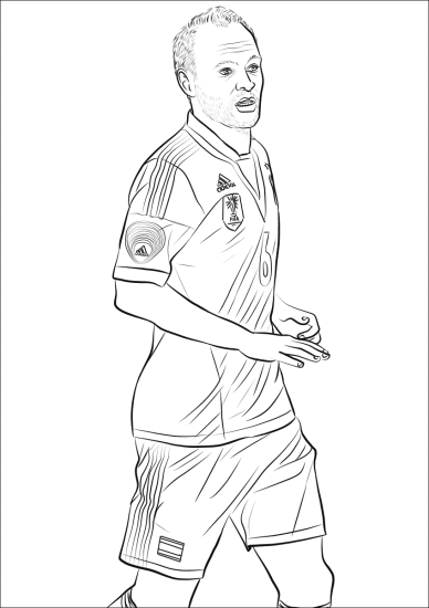 Calcio · 11, disegno da colorare