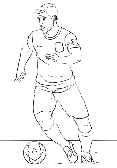 Calcio · 12, disegno da colorare