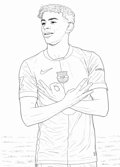 Calcio · 19, disegno da colorare