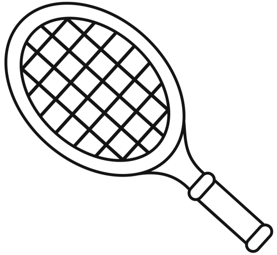 Tennis · 66, disegno da colorare