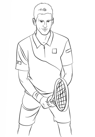 Tennis · 71, disegno da colorare