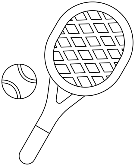 Tennis · 48, disegno da colorare