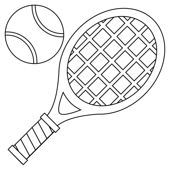 Tennis · 49, disegno da colorare