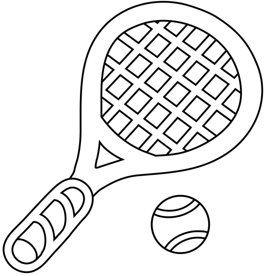 Tennis · 39, disegno da colorare