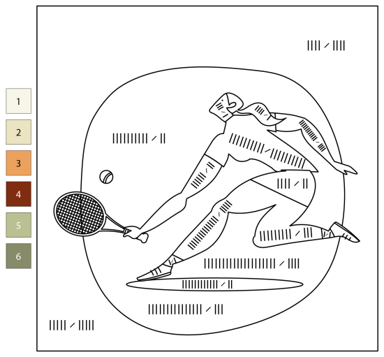 Tennis · 11, disegno da colorare