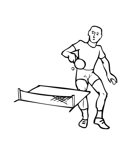 Tennis · 7, disegno da colorare