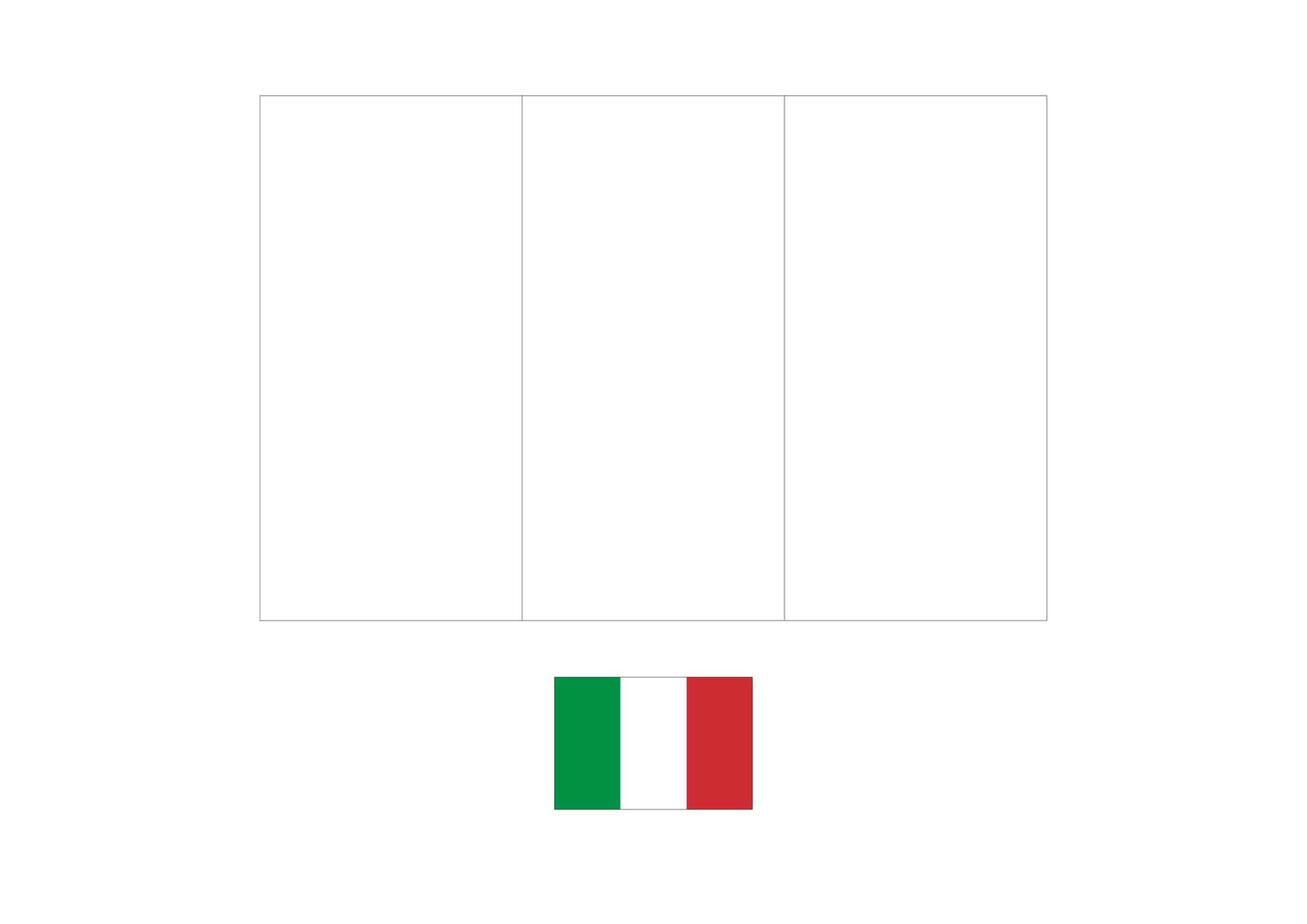 Bandiera · 5, disegno da stampare e colorare