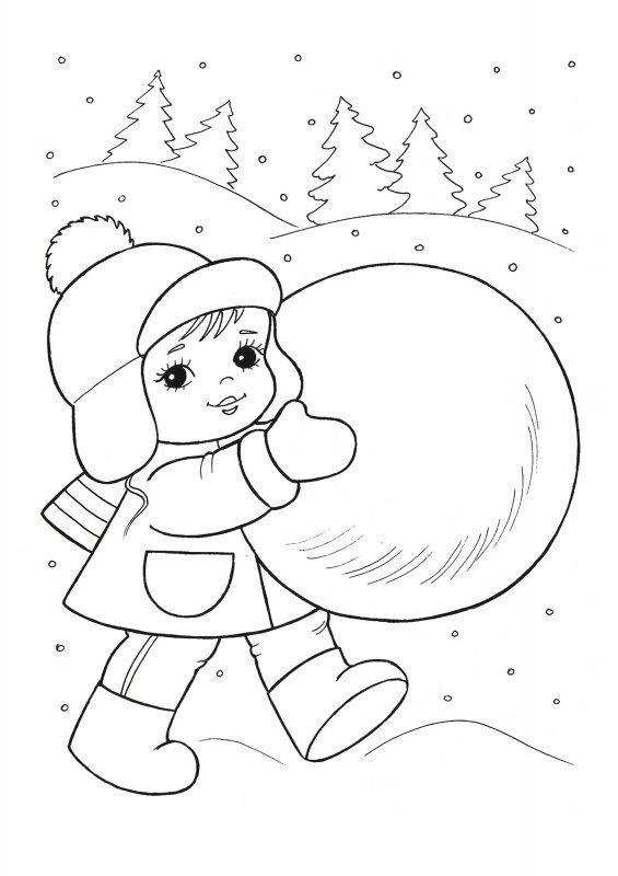 Inverno · 10, disegno da colorare