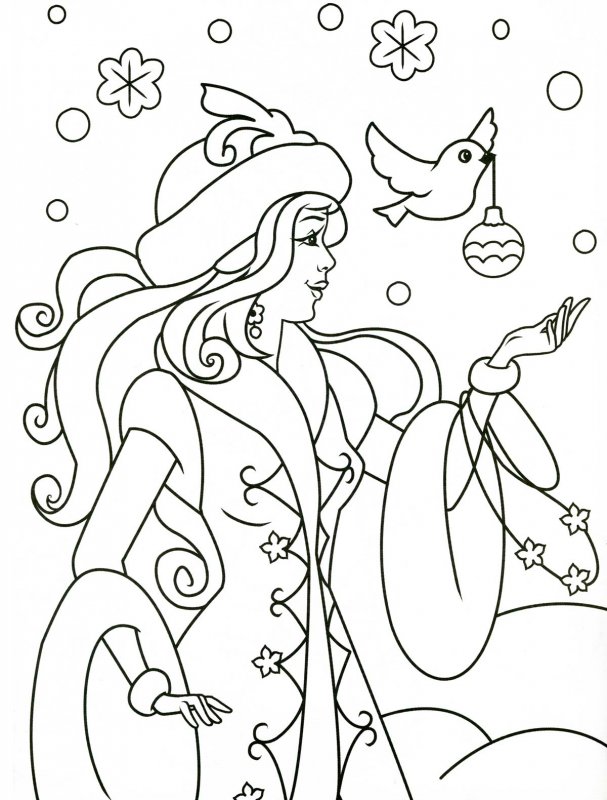 Inverno · 9, disegno da colorare