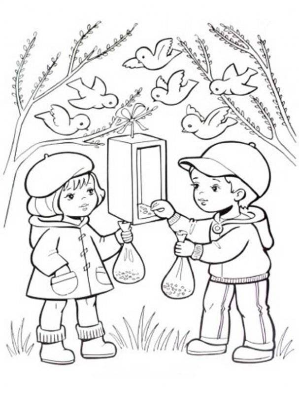 Primavera · 1, disegno da stampare e colorare