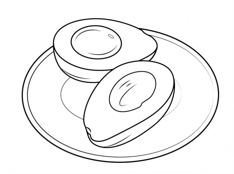 Avocado · 11, disegno da colorare