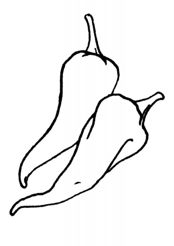 Pepperoni · 2, disegno da stampare e colorare