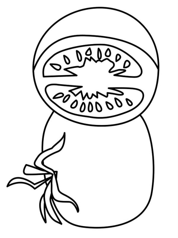 Pomodori · 18, disegno da colorare