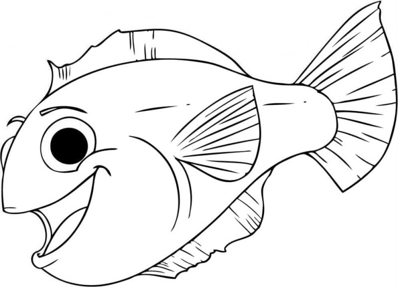 Pesci · 3, disegno da stampare e colorare