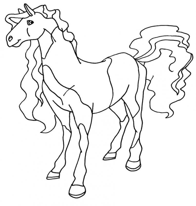 Cavallo · 3, disegno da stampare e colorare