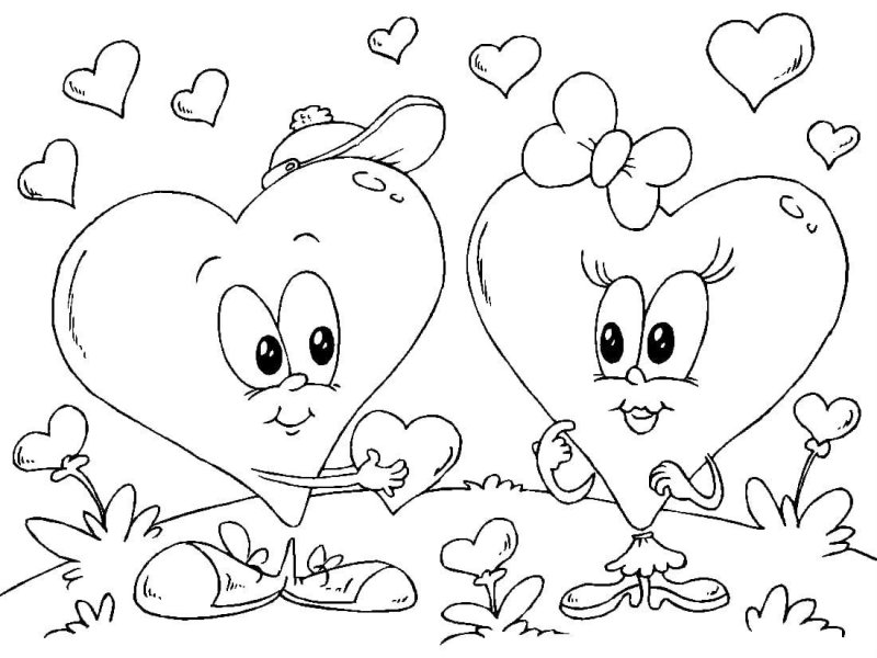 San Valentino · 31, disegno da colorare