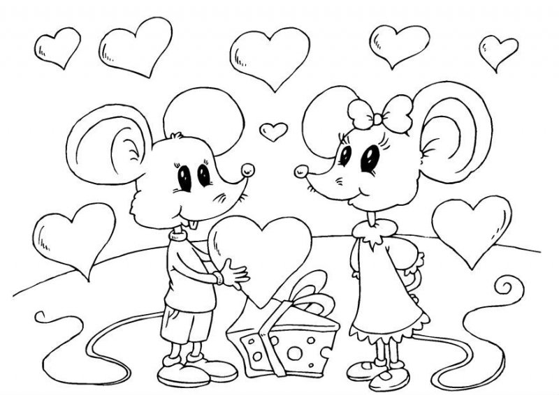 San Valentino · 30, disegno da colorare