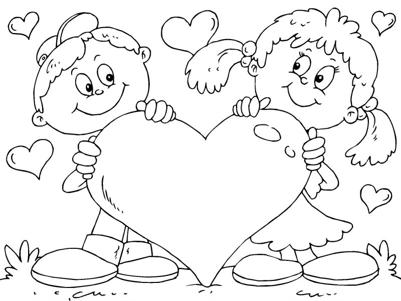 San Valentino · 28, disegno da colorare