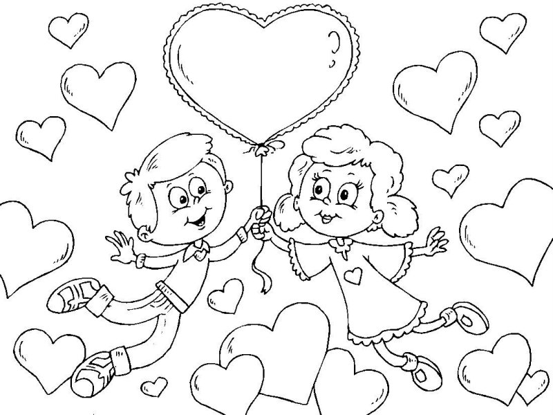 San Valentino · 27, disegno da colorare