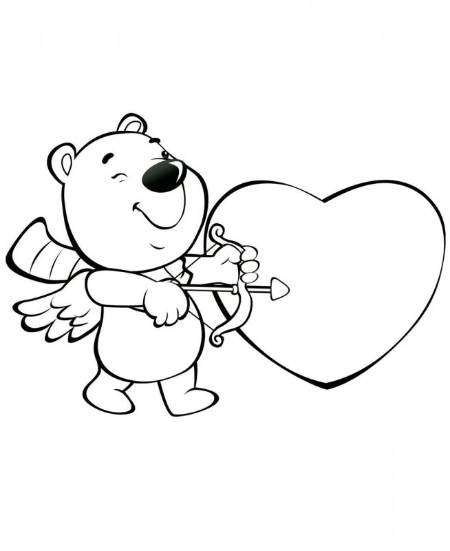 San Valentino · 25, disegno da colorare