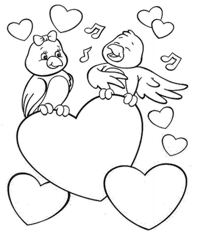 San Valentino · 21, disegno da colorare