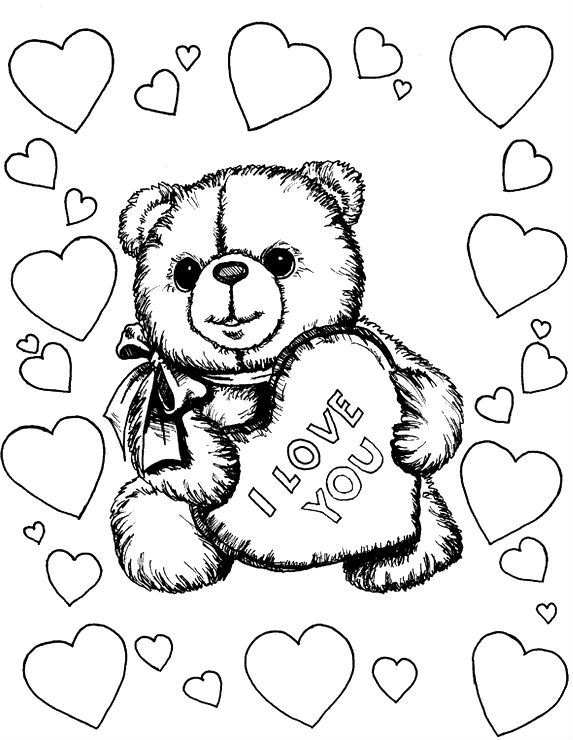 San Valentino · 20, disegno da colorare