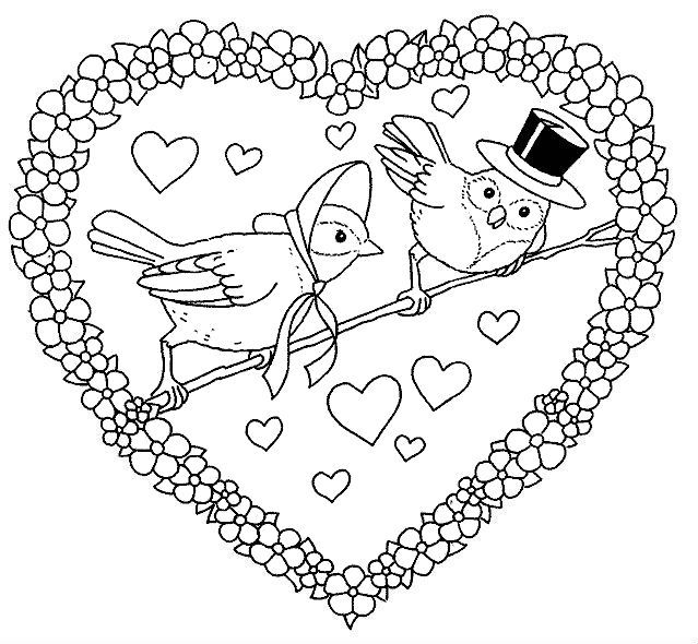 San Valentino · 18, disegno da colorare