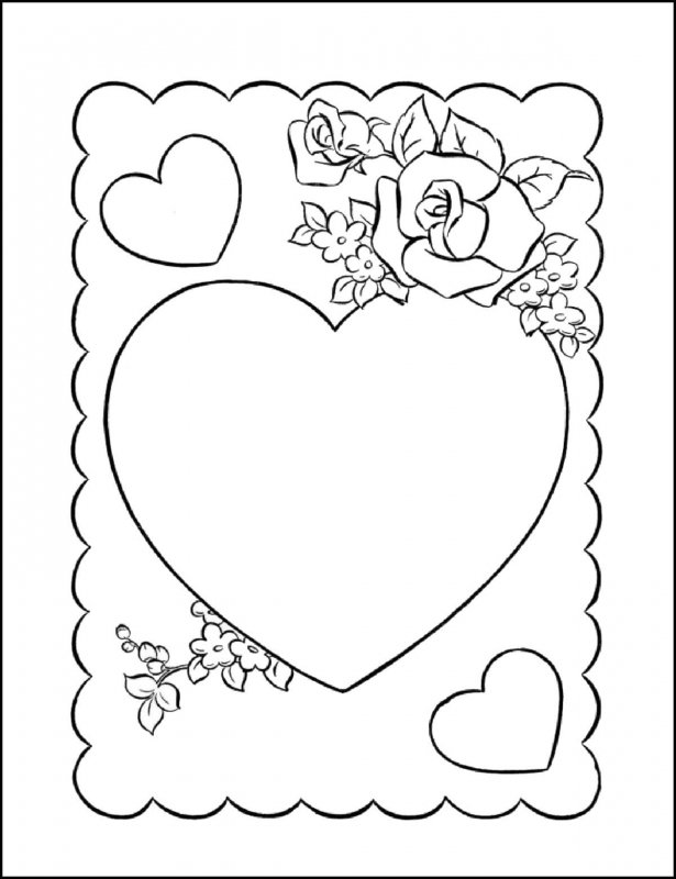 San Valentino · 13, disegno da colorare