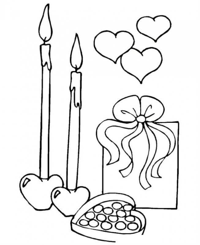 San Valentino · 12, disegno da colorare