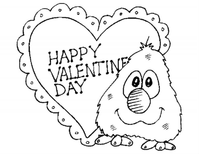 San Valentino · 9, disegno da colorare