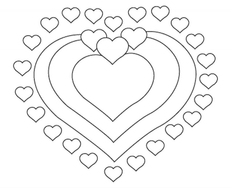 San Valentino · 7, disegno da colorare