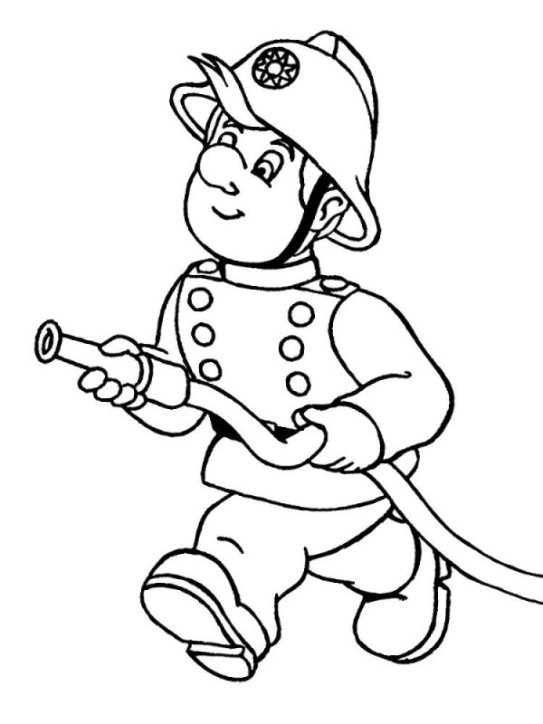 Pompieri · 40, disegno da colorare