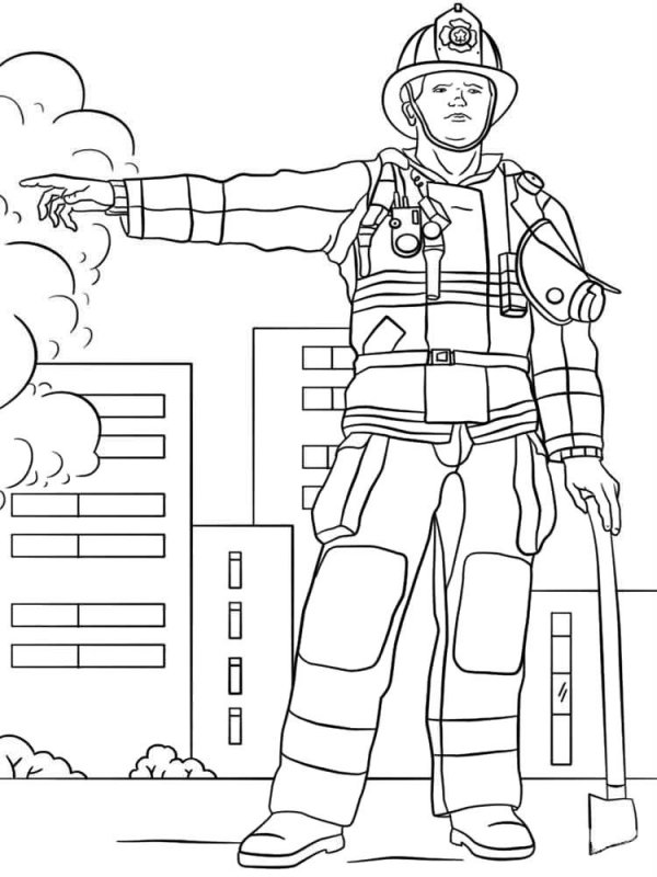 Pompieri · 27, disegno da colorare