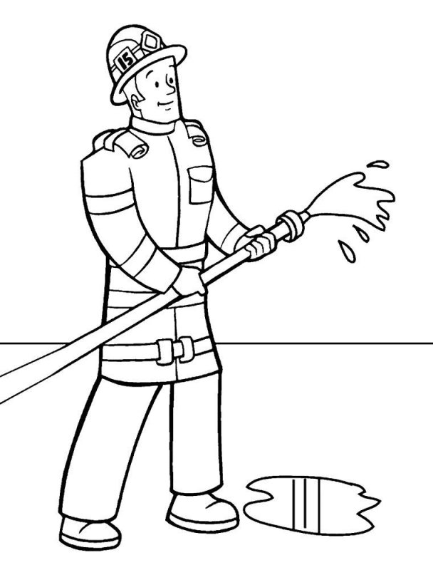 Pompieri · 29, disegno da colorare