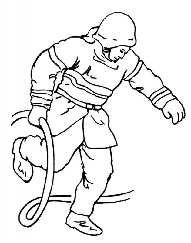 Pompieri · 32, disegno da colorare