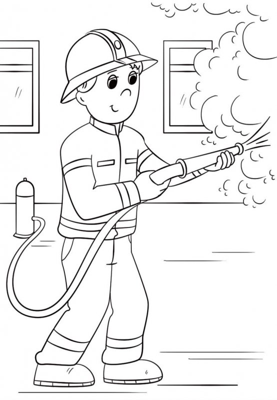 Pompieri · 37, disegno da colorare