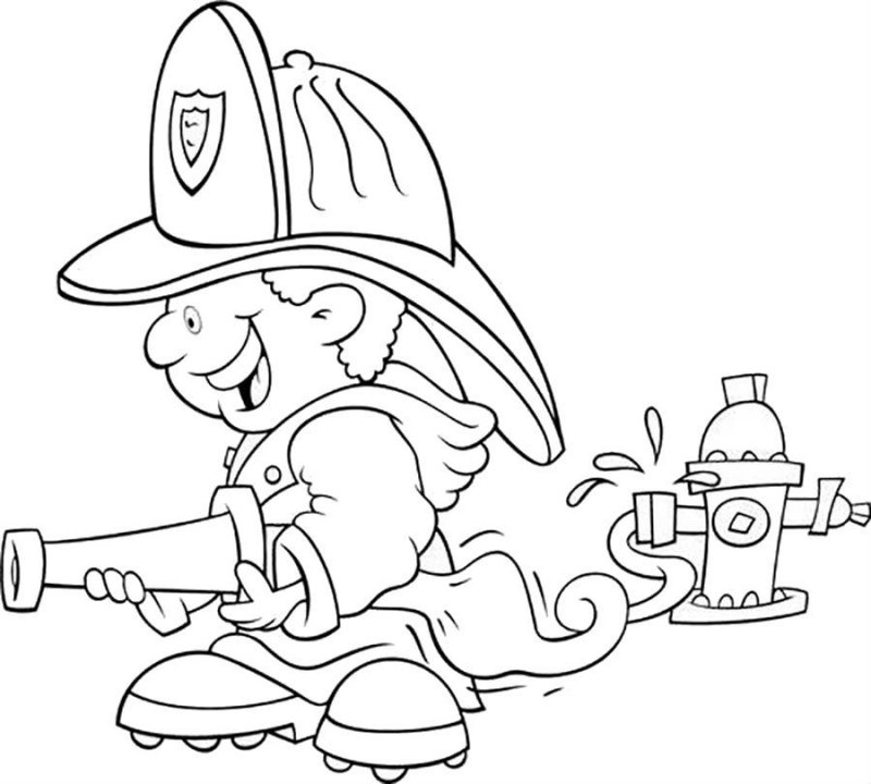 Pompieri · 39, disegno da colorare