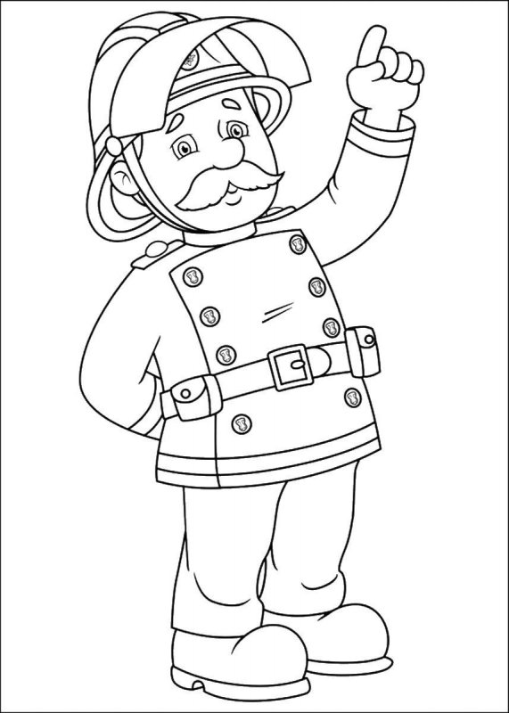 Pompieri · 9, disegno da colorare