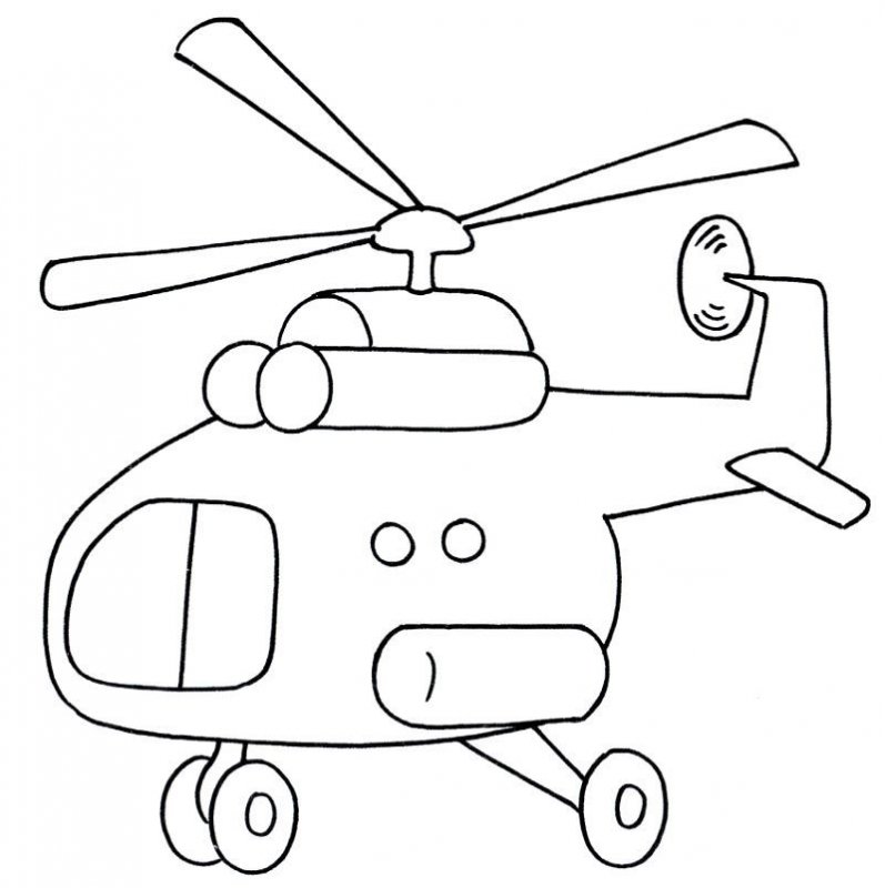 Elicottero · 28, disegno da colorare