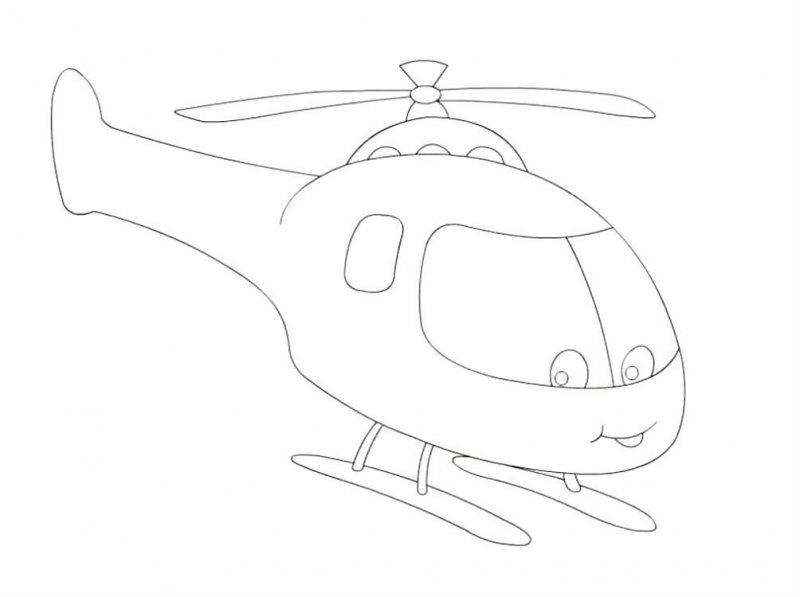 Elicottero · 19, disegno da colorare